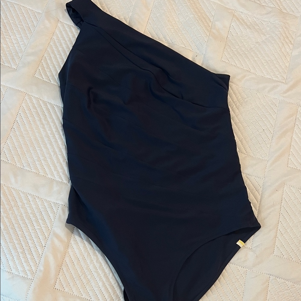 Summersalt Women's One Shoulder Navy Swimsuit